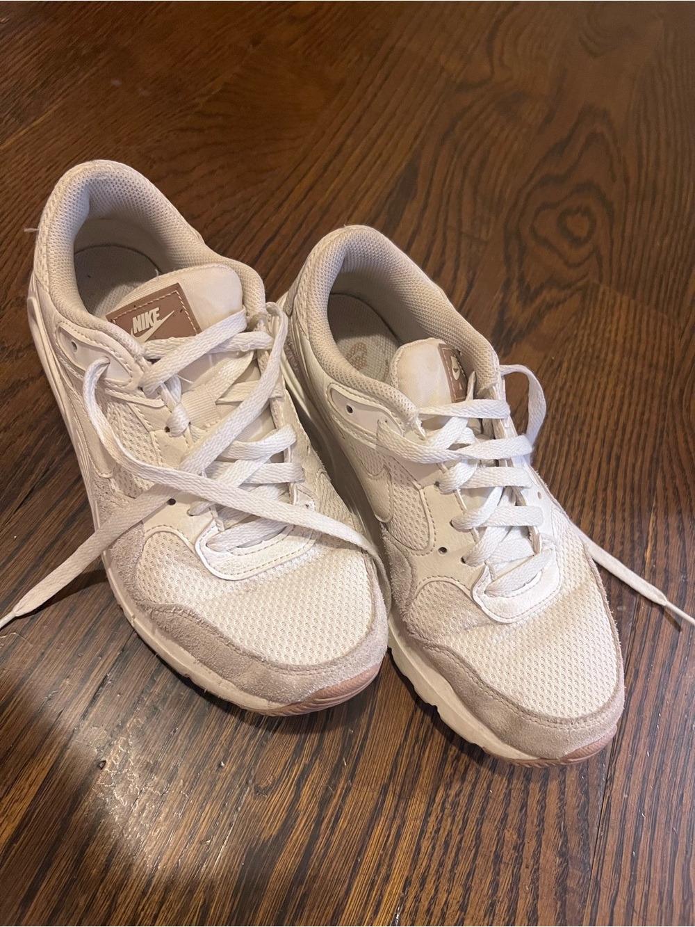 Nike Women's White Mesh Casual Sneakers